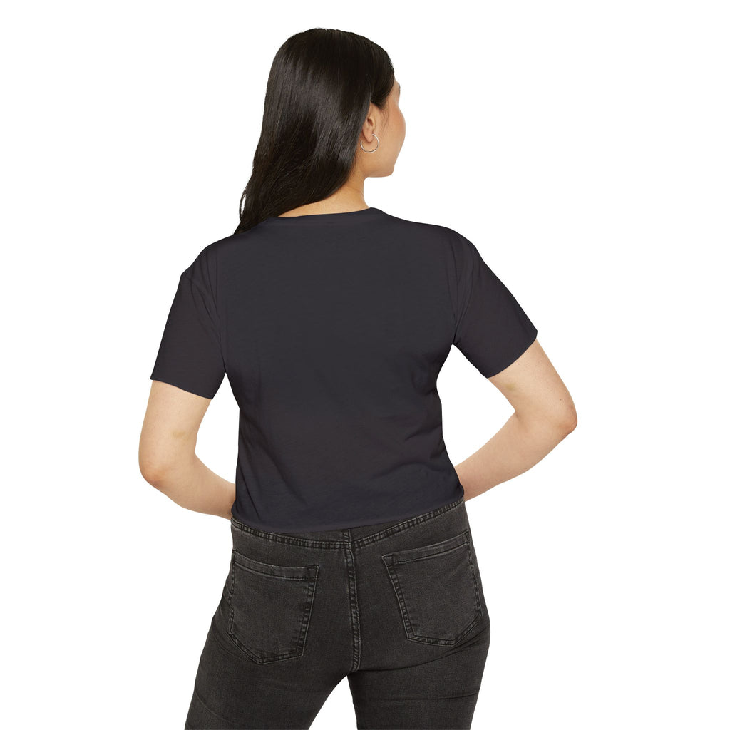 Black & Gold Women's Crop Top