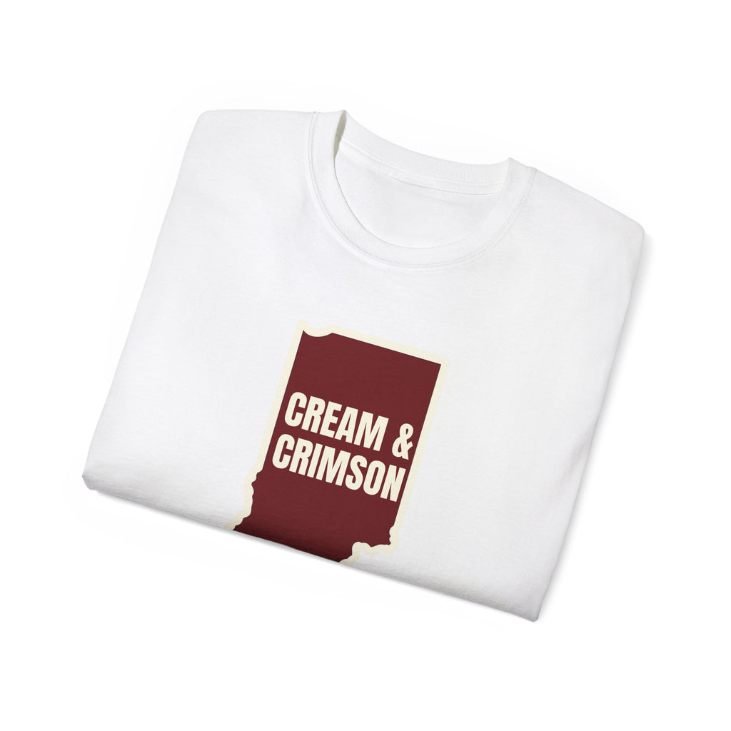 Cream & Crimson Indiana T-Shirt