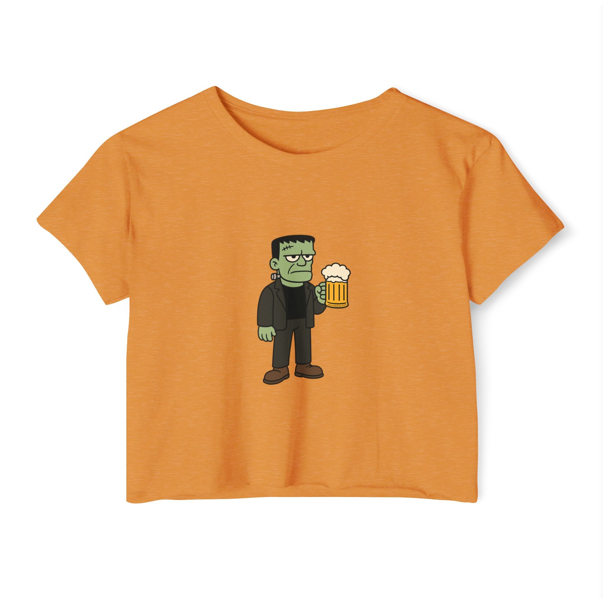 Monster with Beer Crop Top