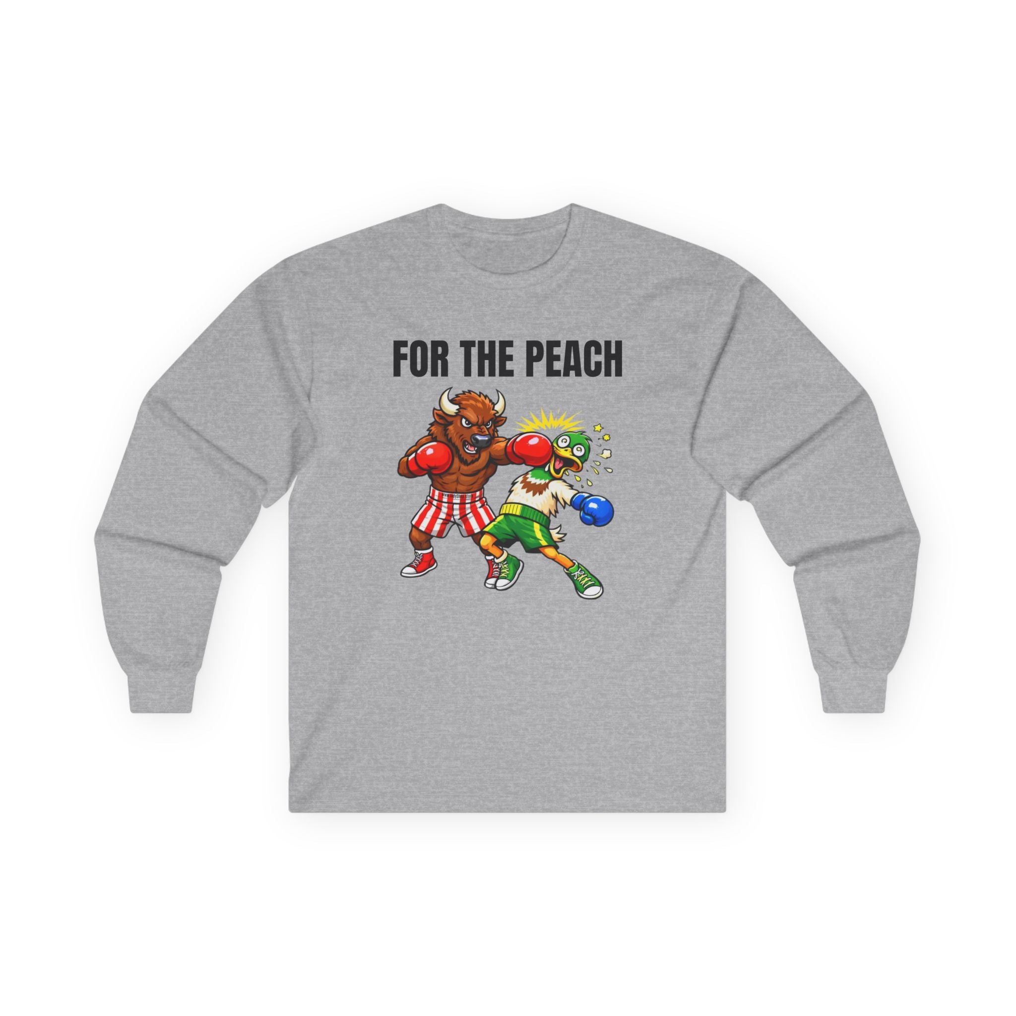 For The Peach | Bison KO Duck | Long Sleeve Tee