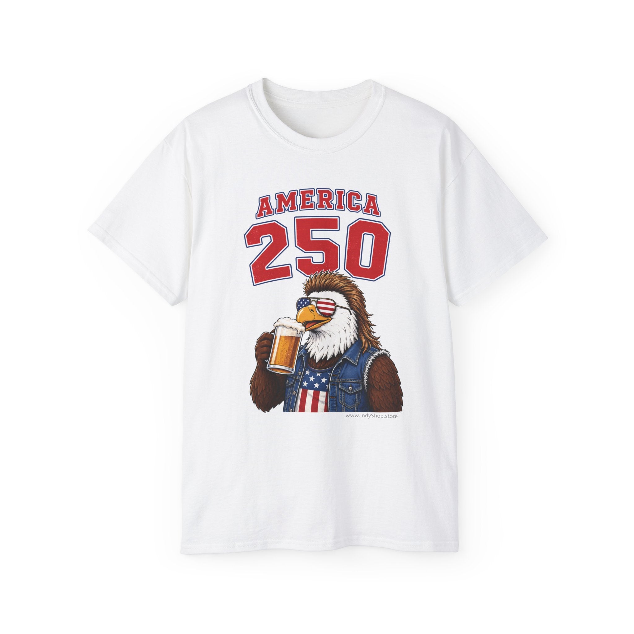 Promo - Patriotic Eagle with Beer America 250 | T-Shirt