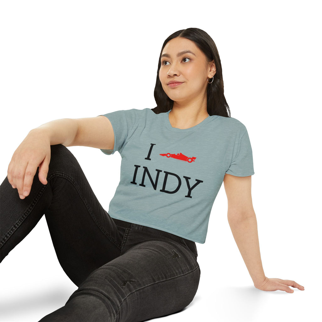 I Heart INDY Crop Top | I Racecar Indy | IndyCar Crop Top