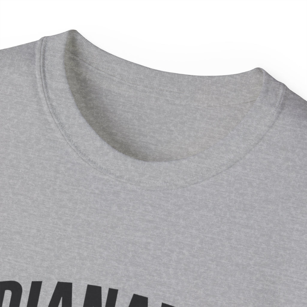 Indianapolis v Everybody | Black Lettering | Unisex Ultra Cotton Tee | Casual Wear, Gift for Hoosiers, State Pride, Travel Souvenir, Unique Local Apparel