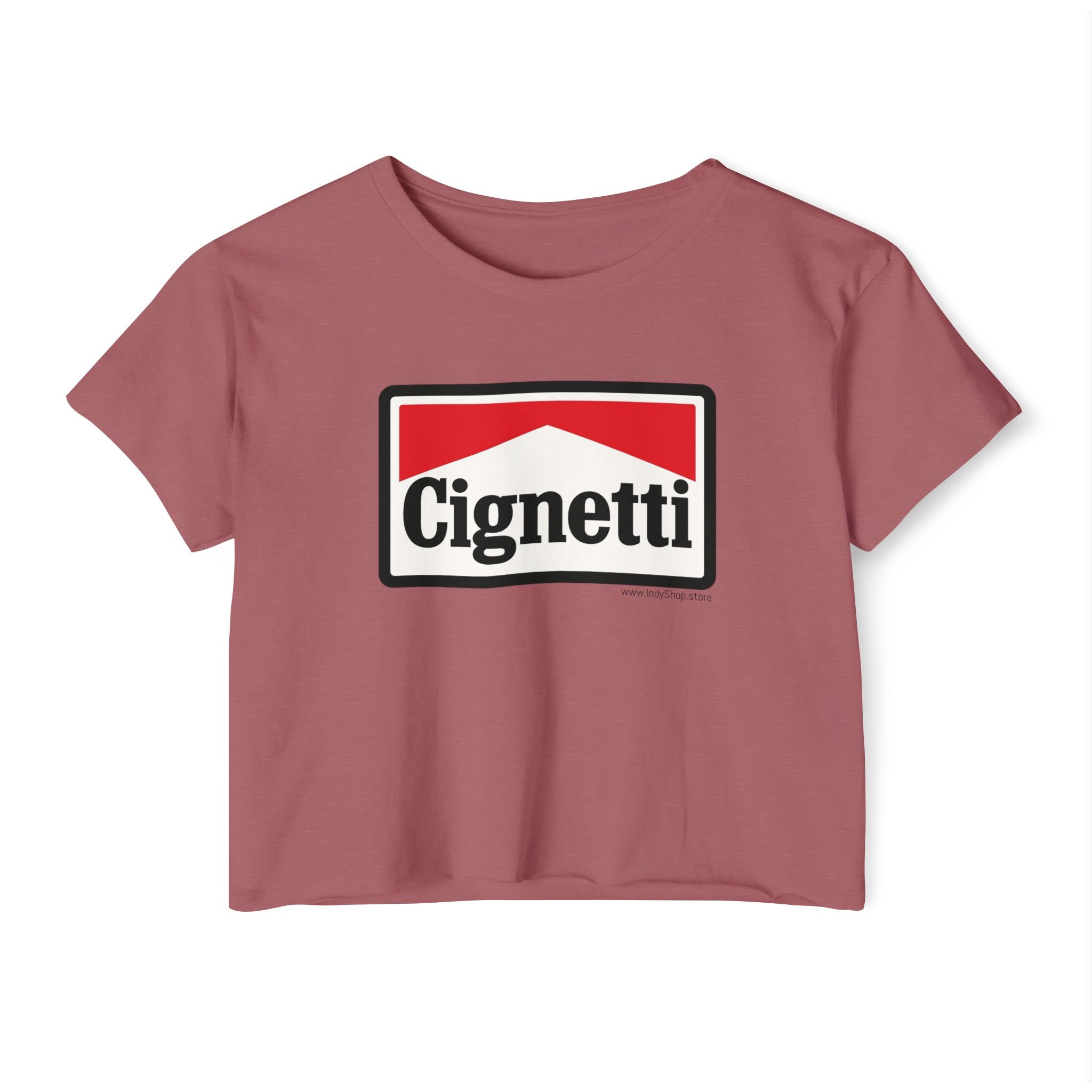 Cignetti Marlboro-Style Women's Crop Top