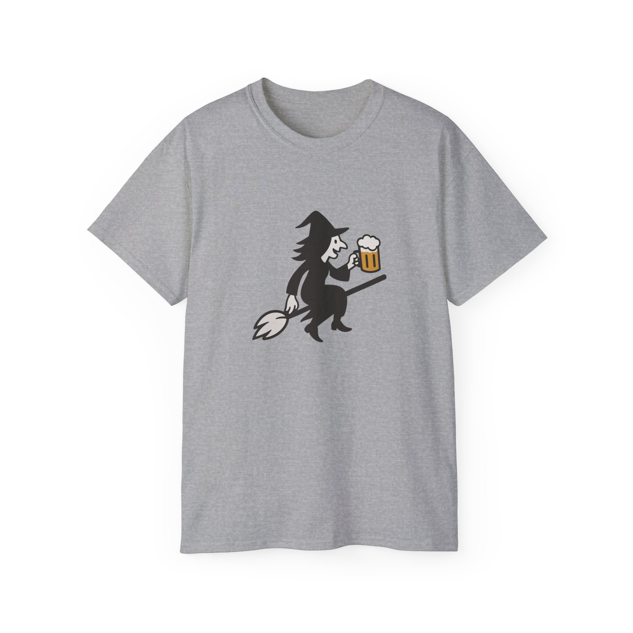 Witch with Beer Unisex Tee