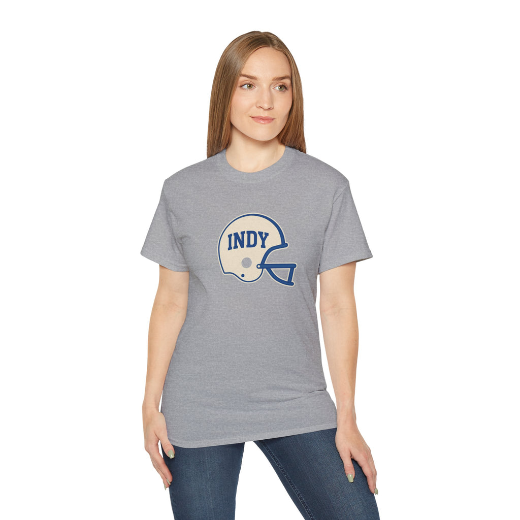 Indy Football Helmet Unisex Tee