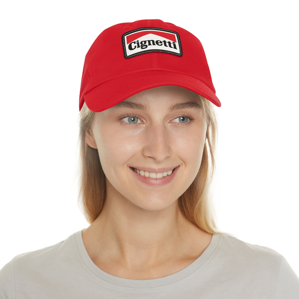 Cignetti / Marlboro Leather Patch Dad Hat
