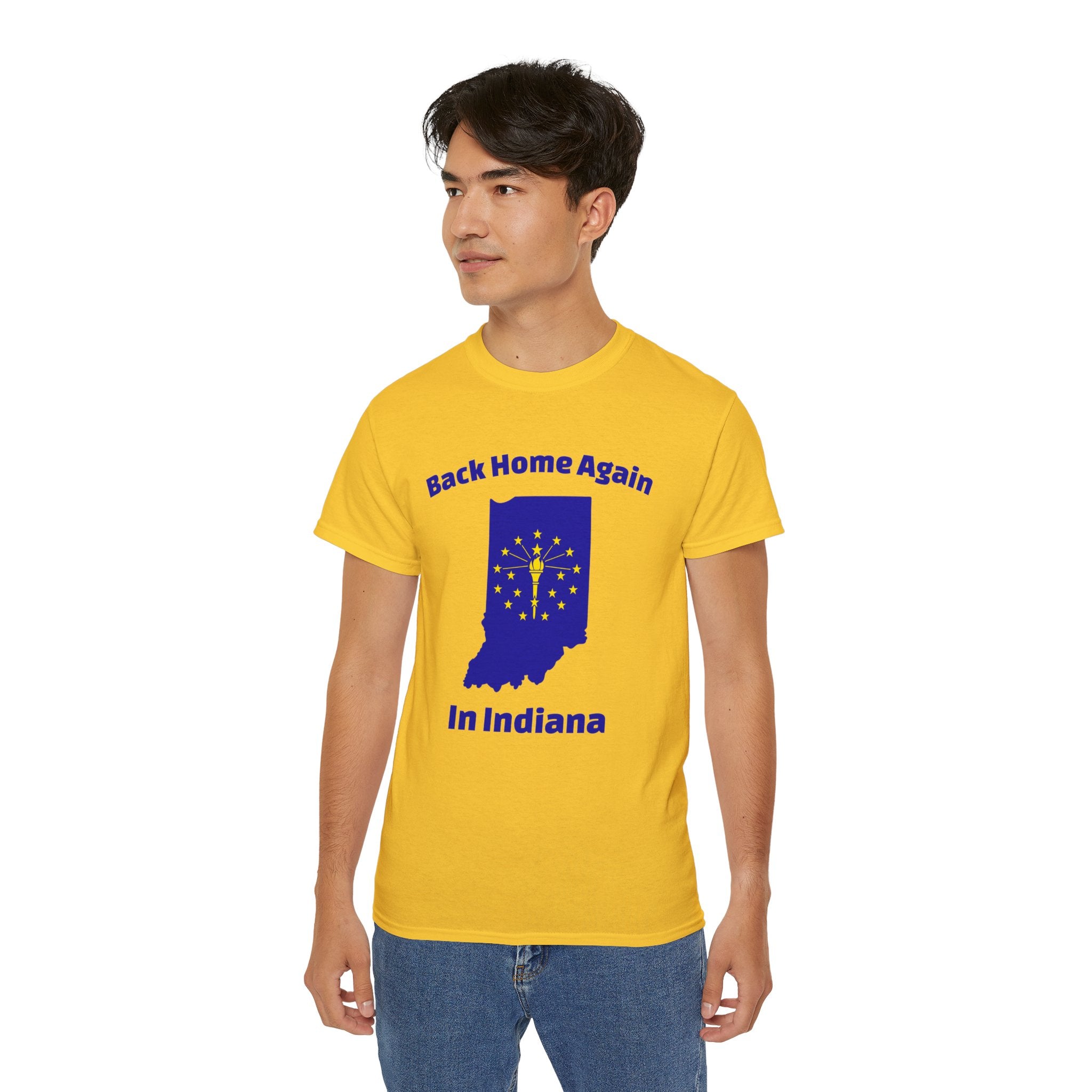 Back Home Again Indiana Unisex Tee