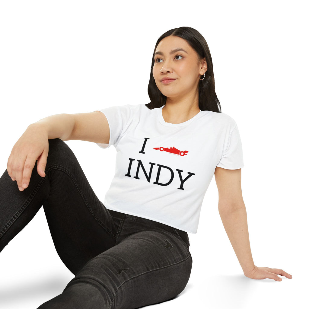 I Heart INDY Crop Top | I Racecar Indy | IndyCar Crop Top