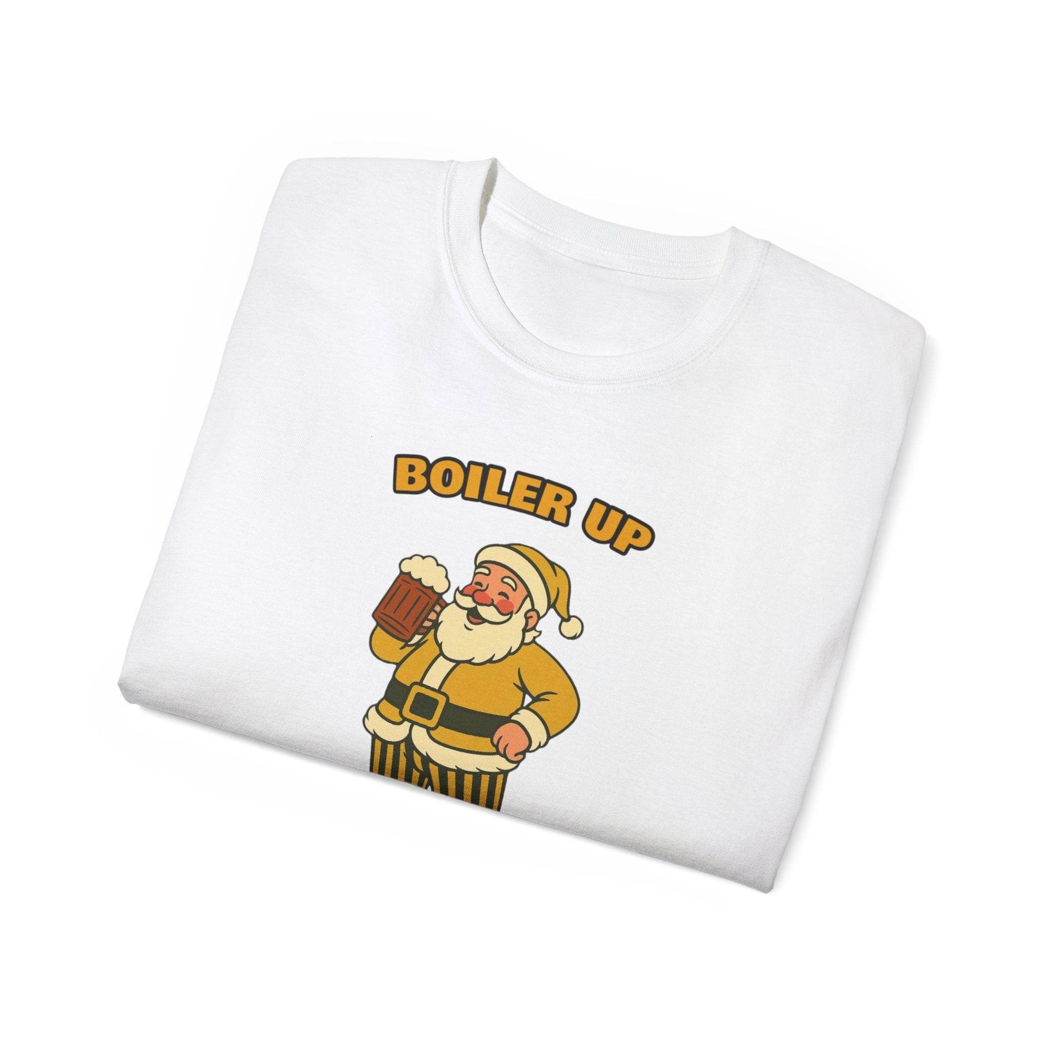 Boiler Up Ho Ho Hammer Down Santa With Beer Unisex T-Shirt
