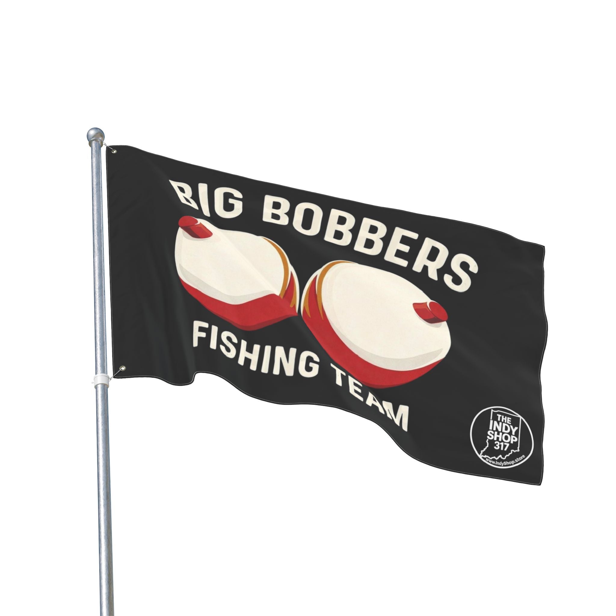 Big Bobbers Fishing Team Double-Sided Flag
