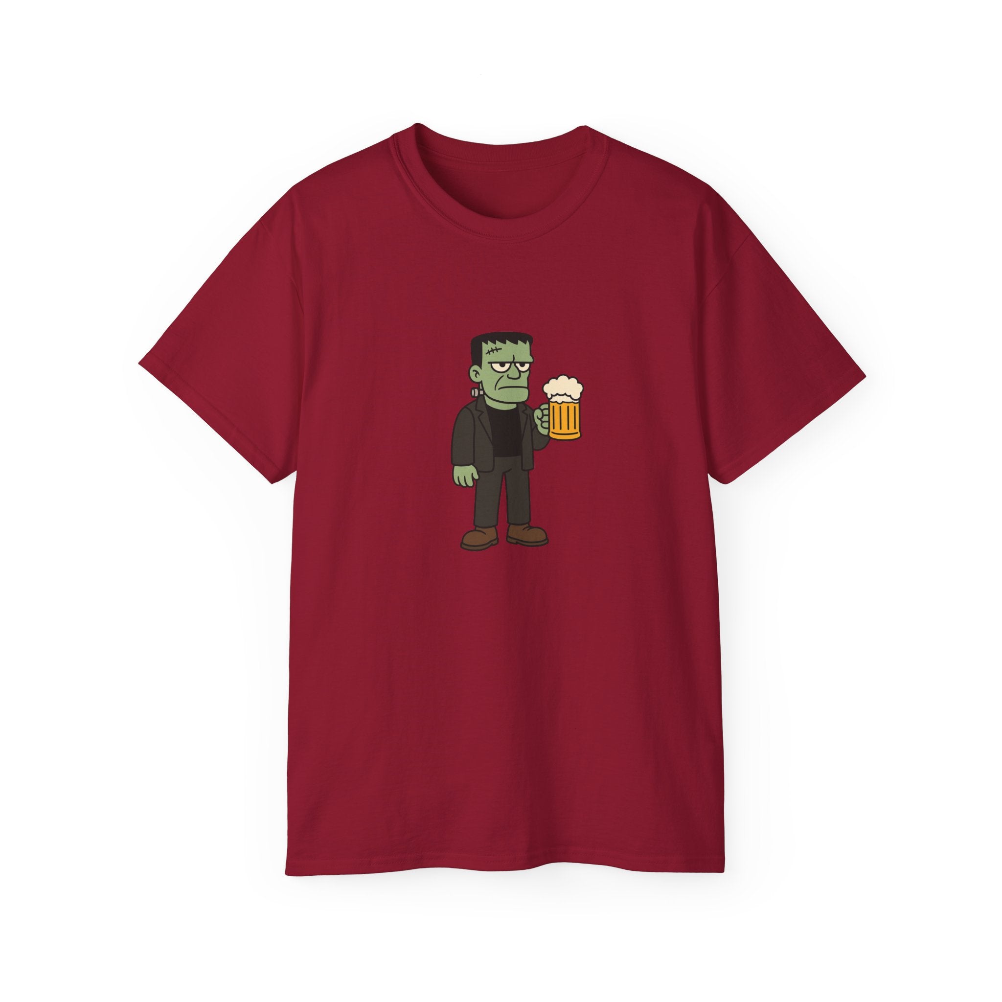 Monster with Beer Unisex Tee