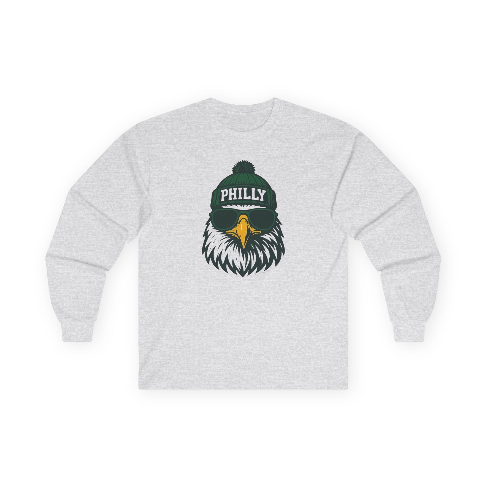 Philly Eagles Unisex Long Sleeve Tee | Philadelphia Eagle with Glasses and Hat