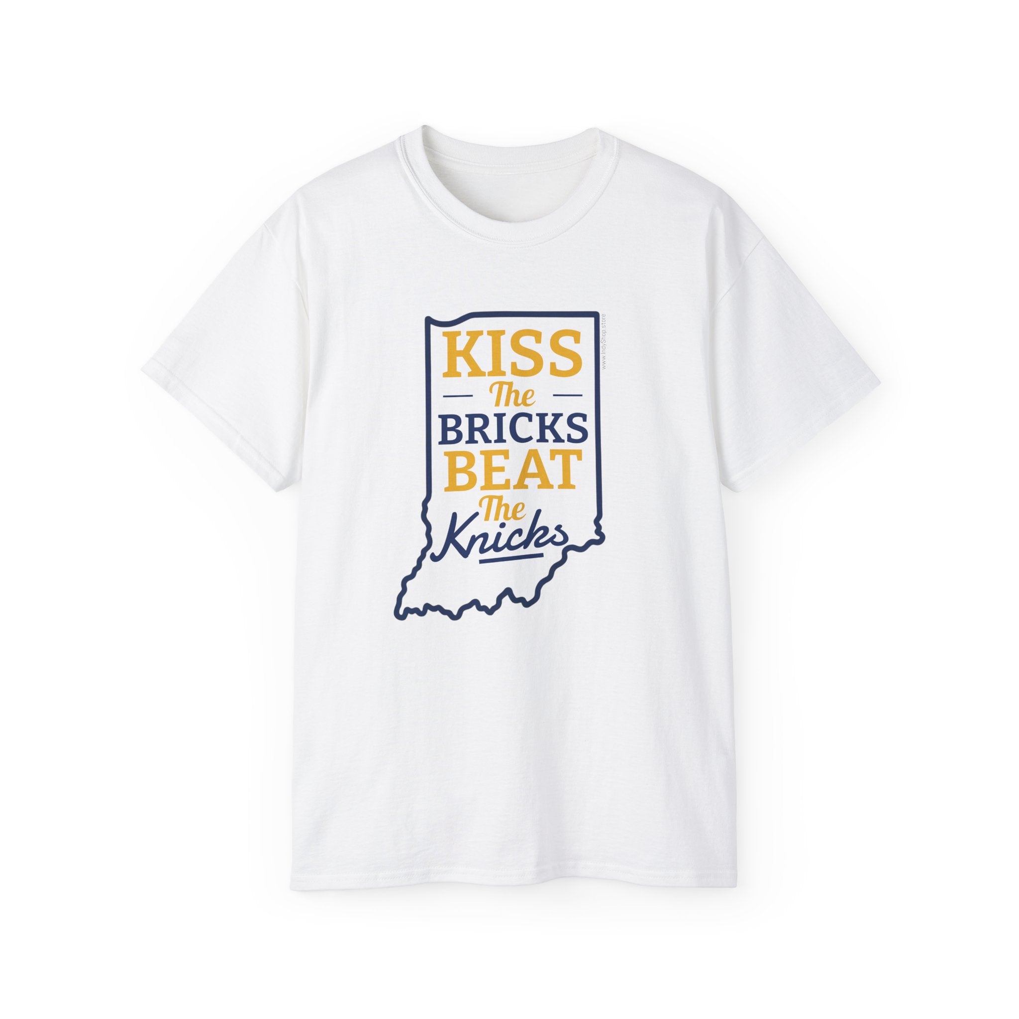 Kiss the Bricks Beat the Knicks T-Shirt | Indy Pacers
