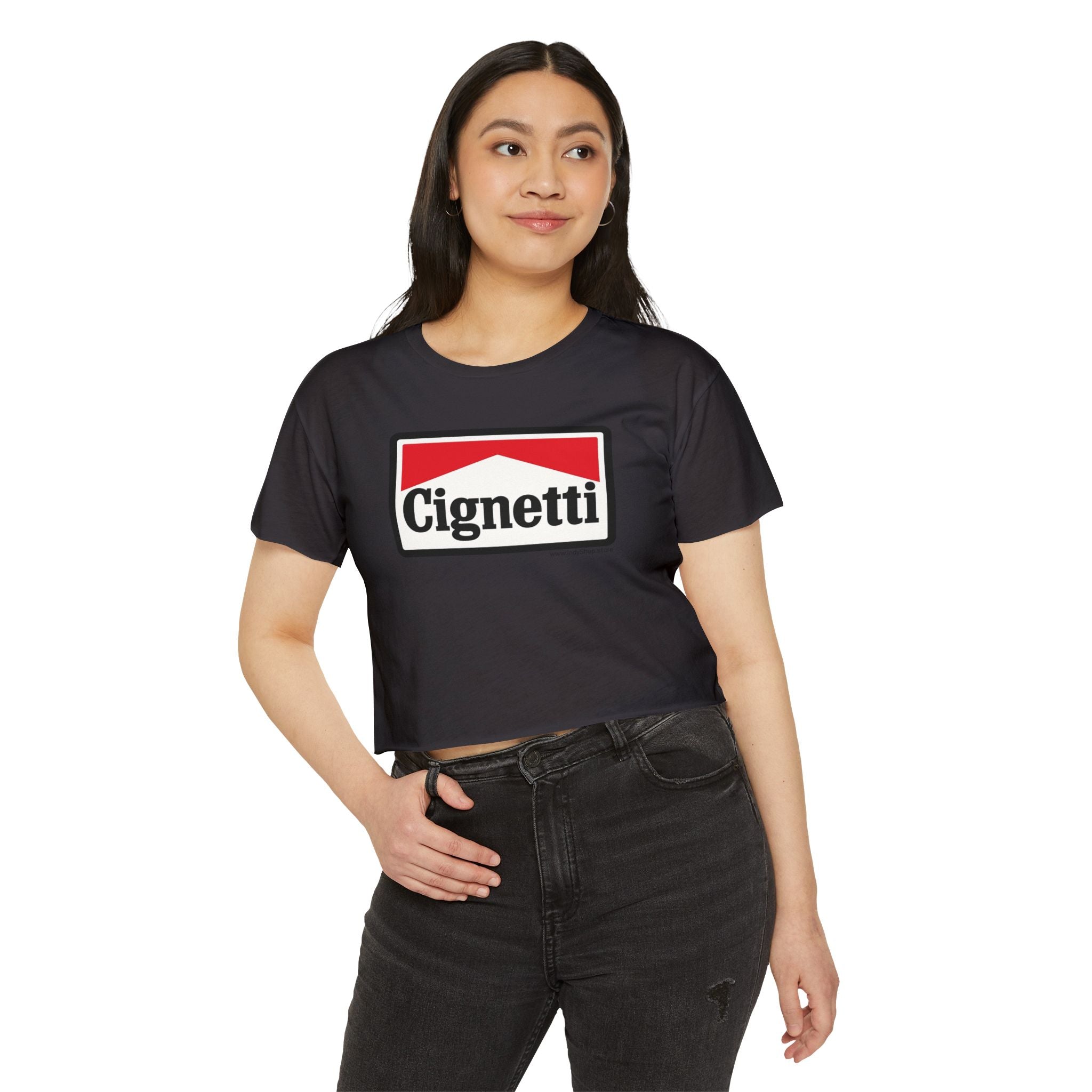 Cignetti Marlboro-Style Women's Crop Top