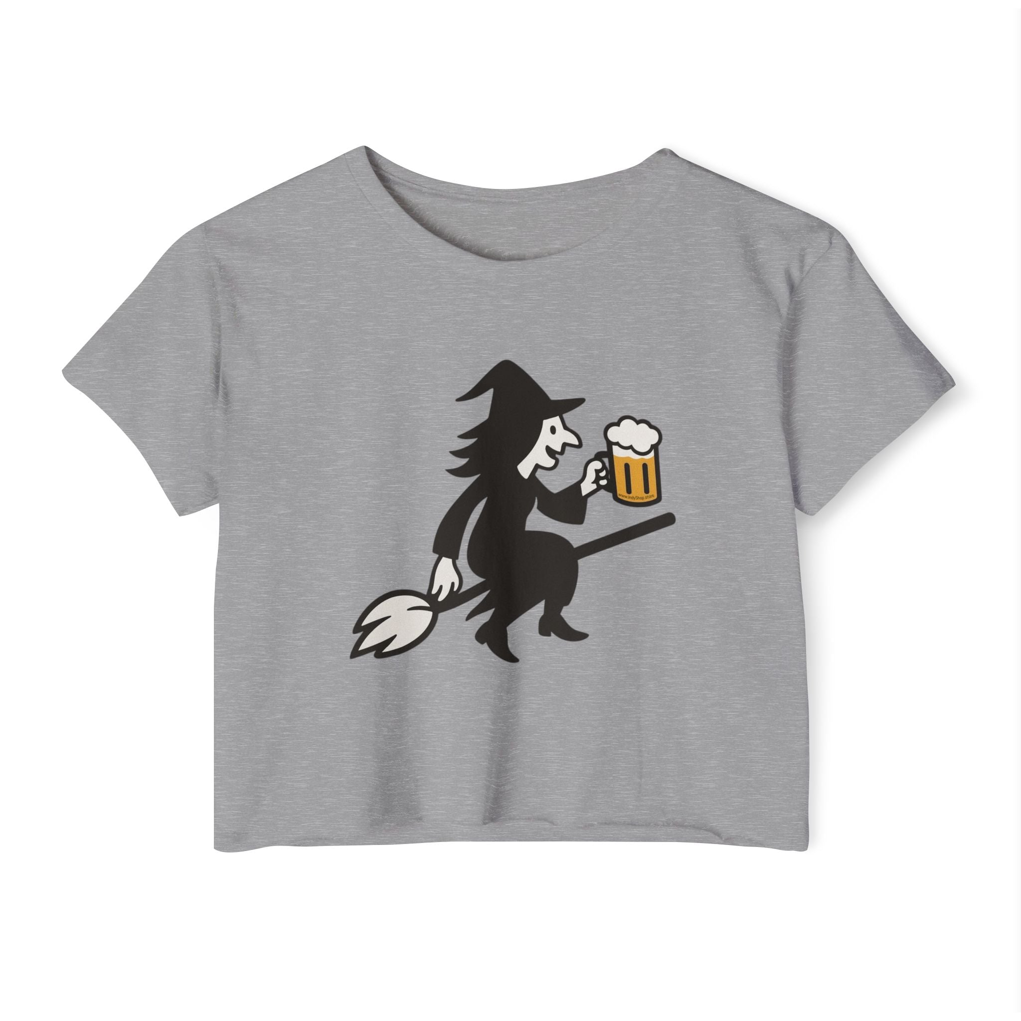 Witch with Beer Crop Top