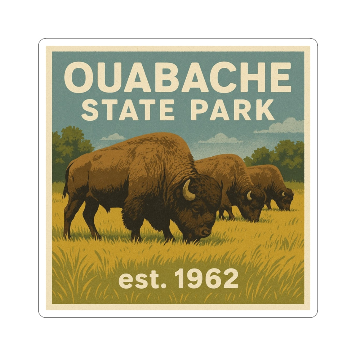 Ouabache Indiana State Park Sticker