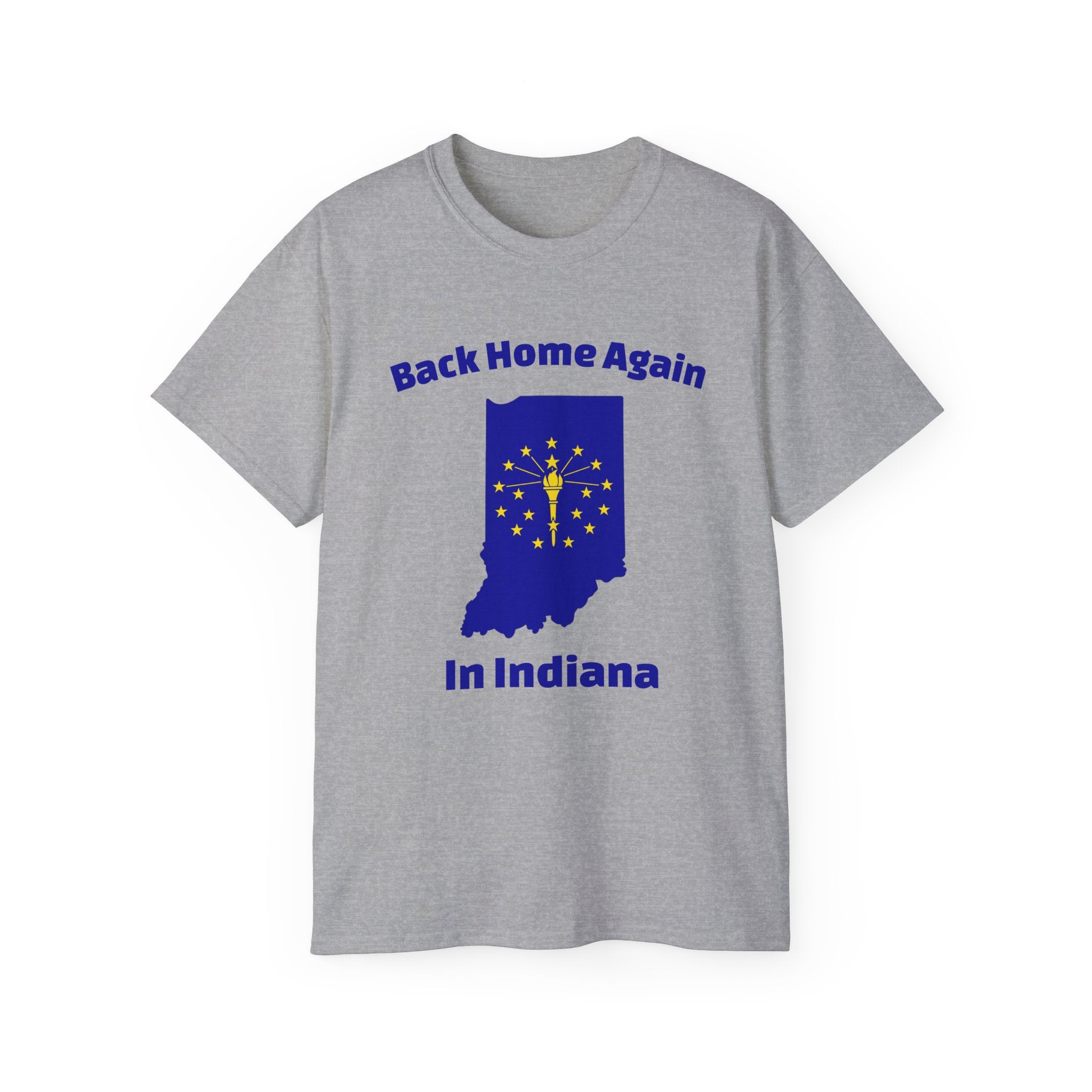 Back Home Again Indiana Unisex Tee