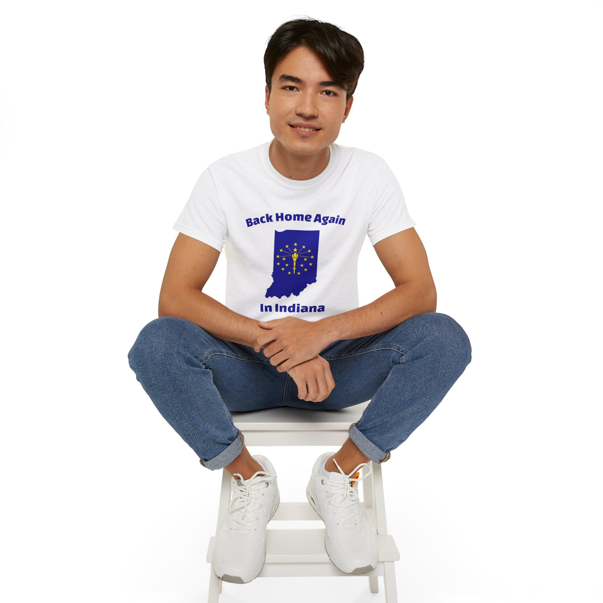 Back Home Again Indiana Unisex Tee