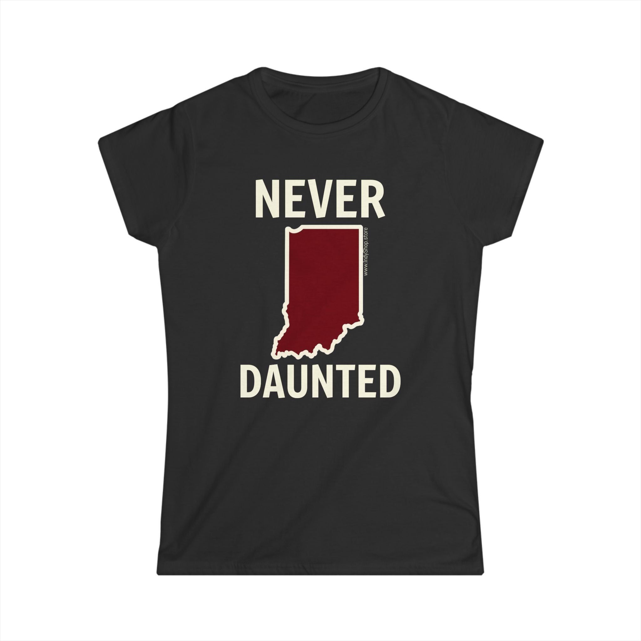 Never Daunted Women's Graphic Tee | Indiana Hoosiers