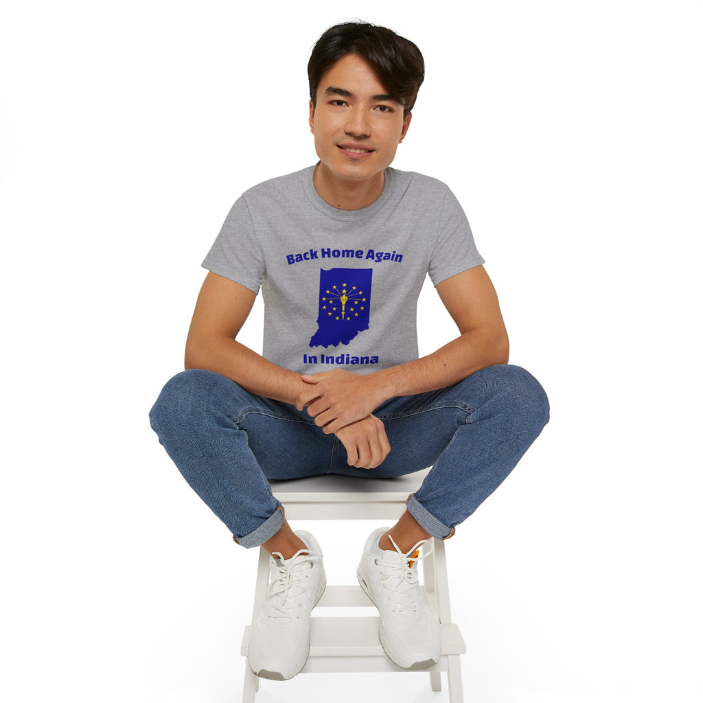 Back Home Again Indiana Unisex Tee