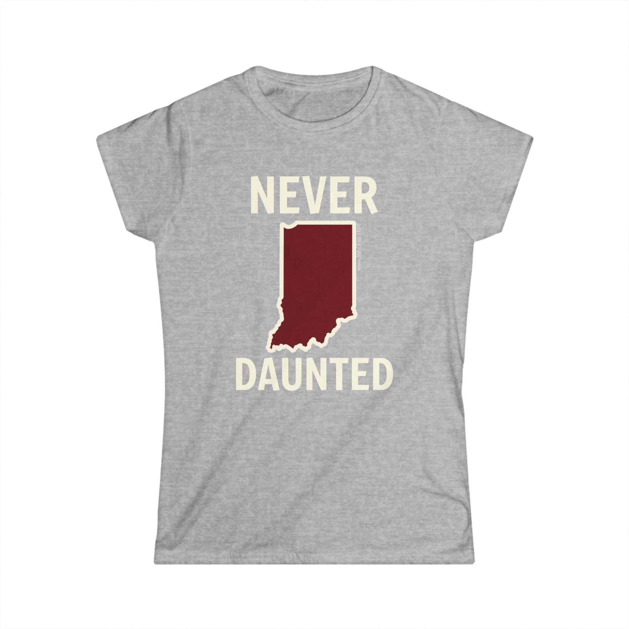 Never Daunted Women's Graphic Tee | Indiana Hoosiers