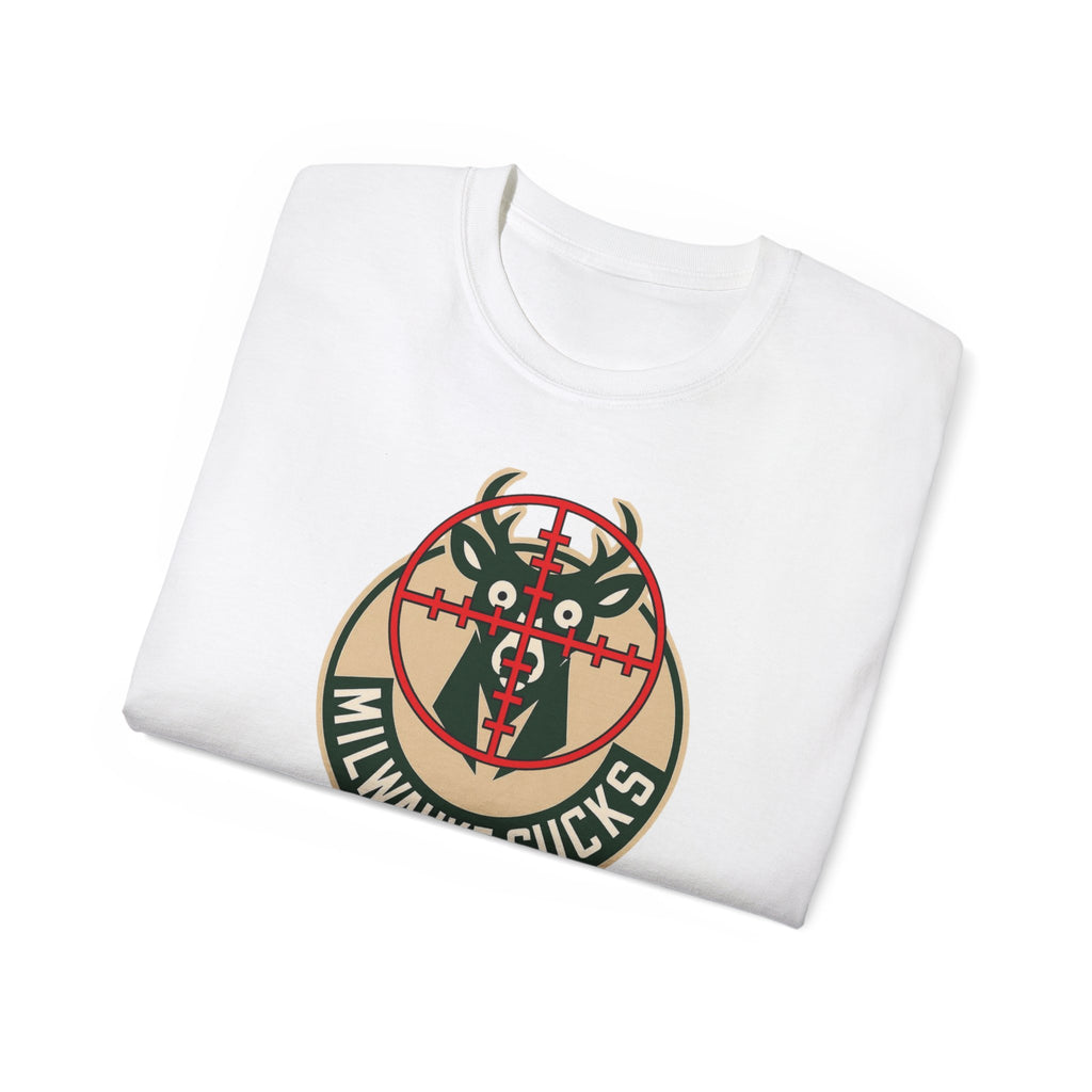 Milwaukee Sucks T-Shirt | Graphic Tee on Front