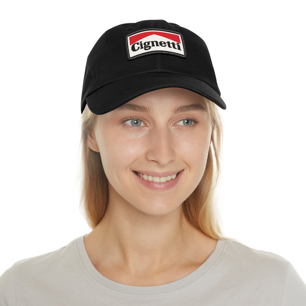 Cignetti / Marlboro Leather Patch Dad Hat