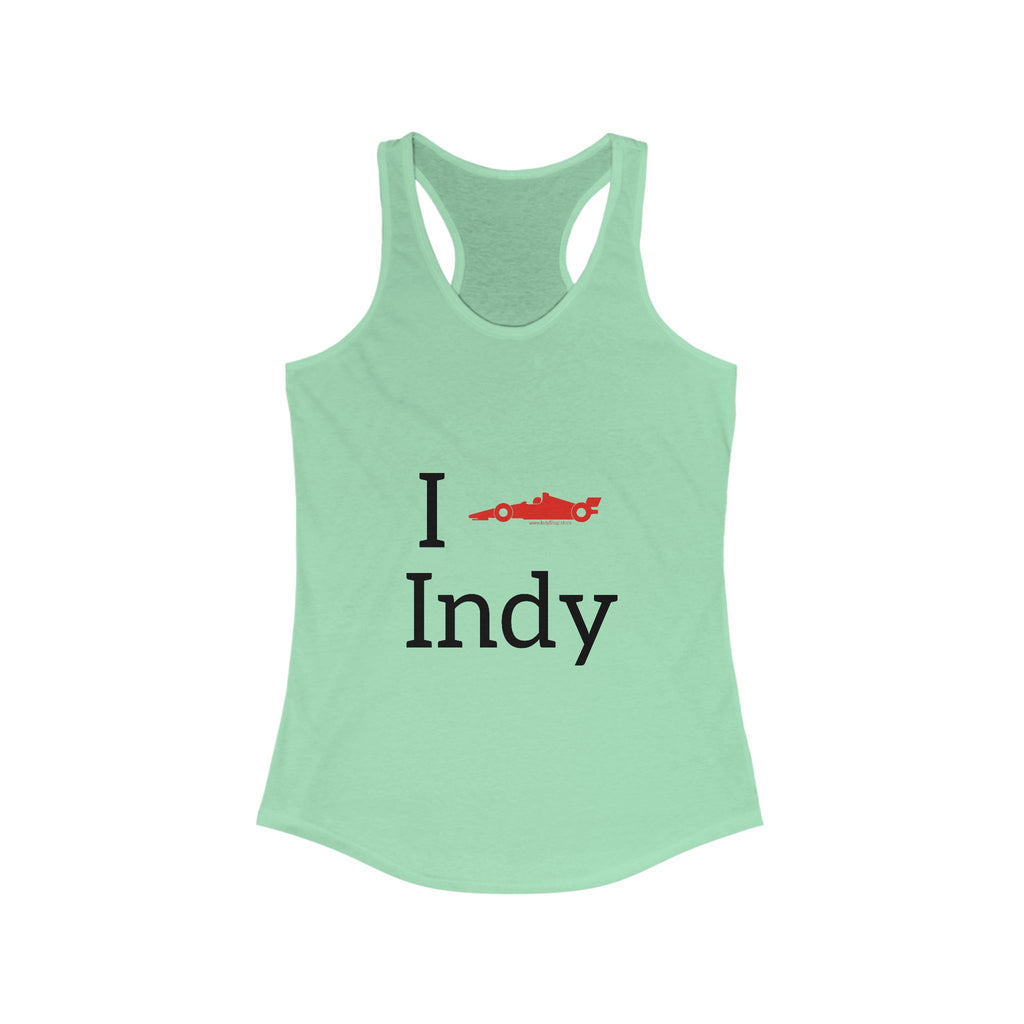 I Heart Indy Racerback Tank