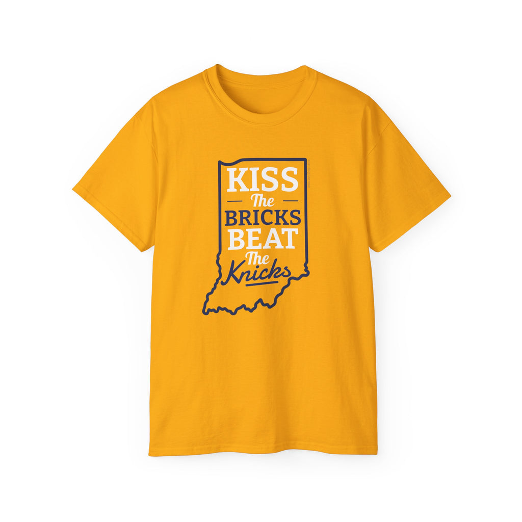 Kiss the Bricks Beat the Knicks T-Shirt | Indy Pacers
