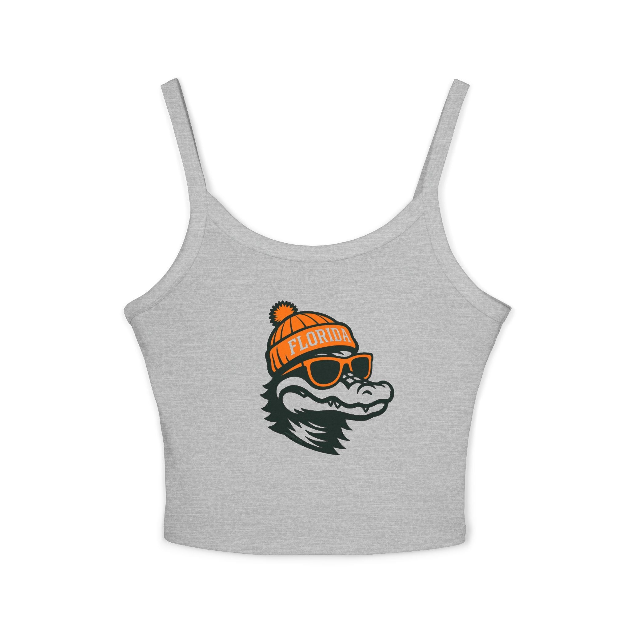 Florida Gators Women's Spaghetti Strap Tank Top | Gator with Glasses and Hat