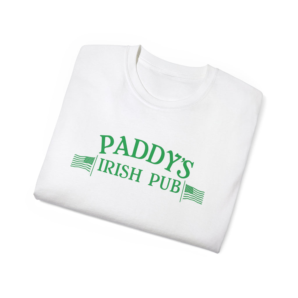 Paddy's Irish Pub Unisex Ultra Cotton Tee | St Patrick's Day Apparel | It's Always Sunny