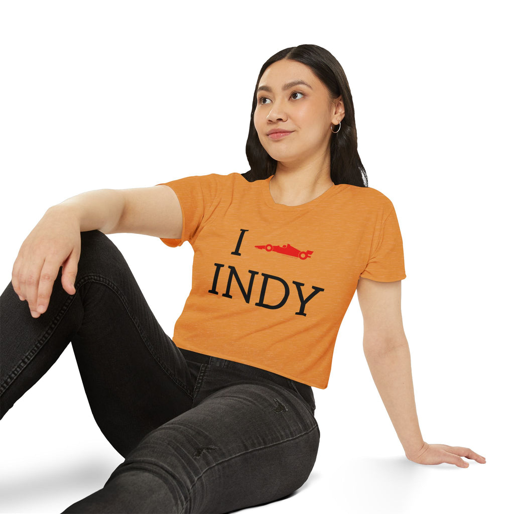 I Heart INDY Crop Top | I Racecar Indy | IndyCar Crop Top