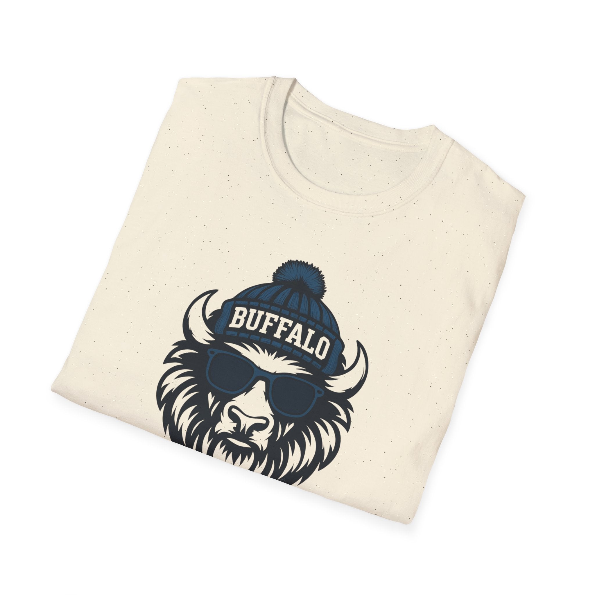 Buffalo Bills Graphic T-Shirt | Bison Bill with Glasses and Hat