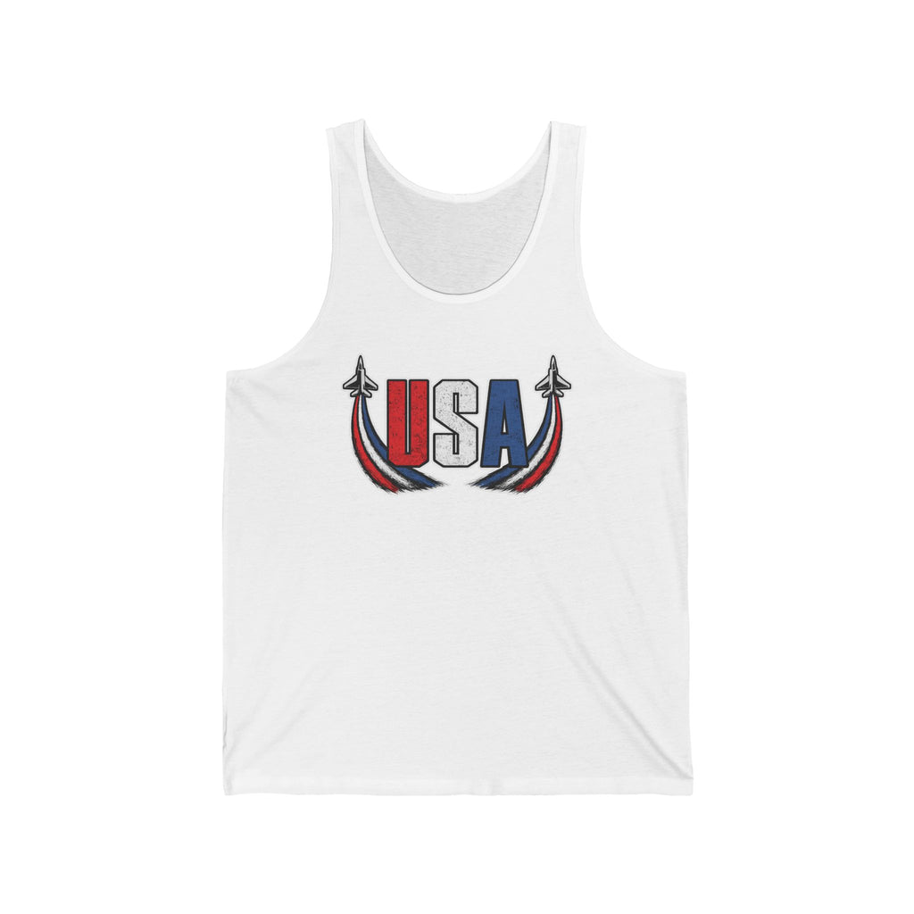 USA Fighter Jet | Patriotic Tank Top