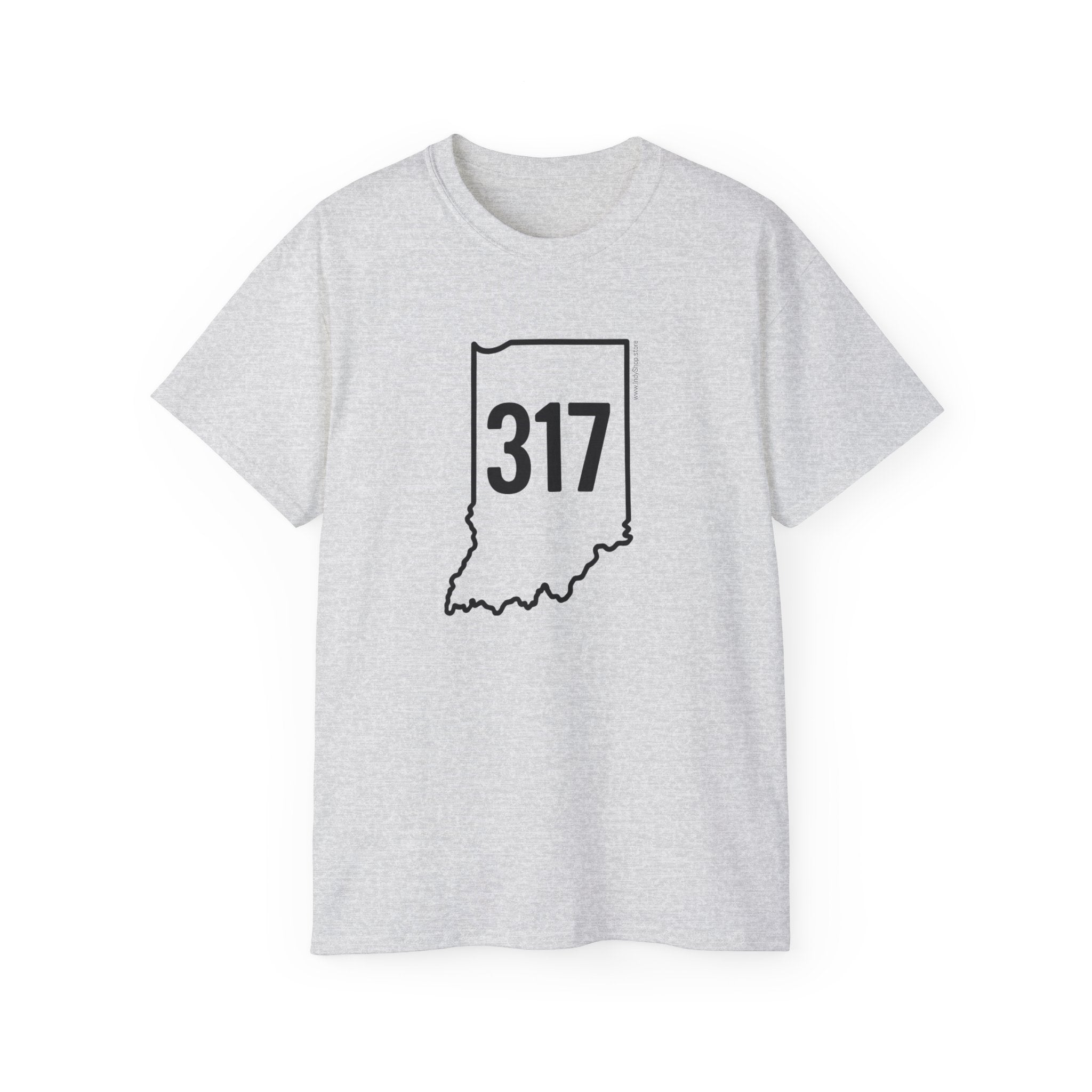 Indiana 317 Black Outline Unisex Ultra Cotton Tee