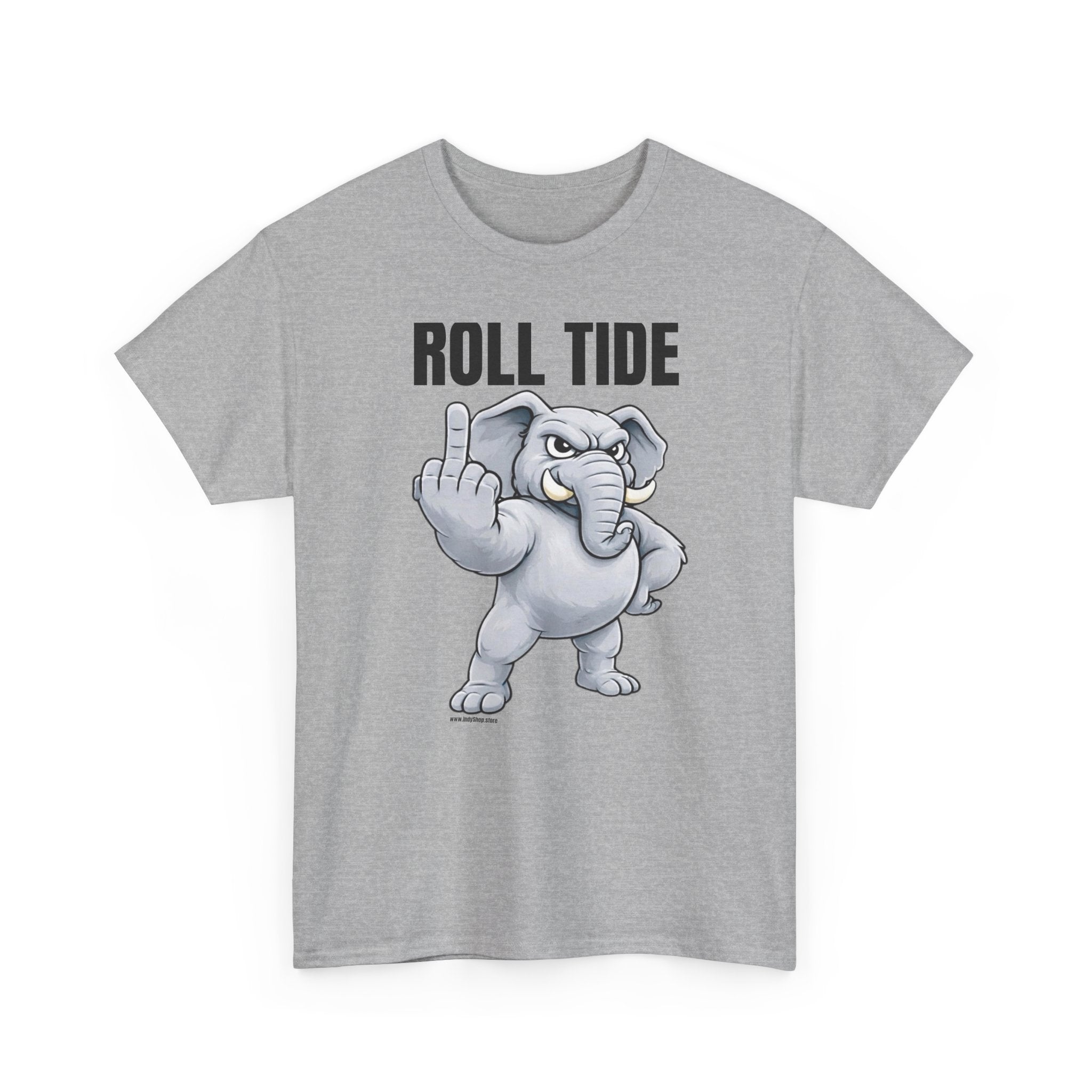 Roll Tide Middle Finger Tee | Elephant Flipping Off