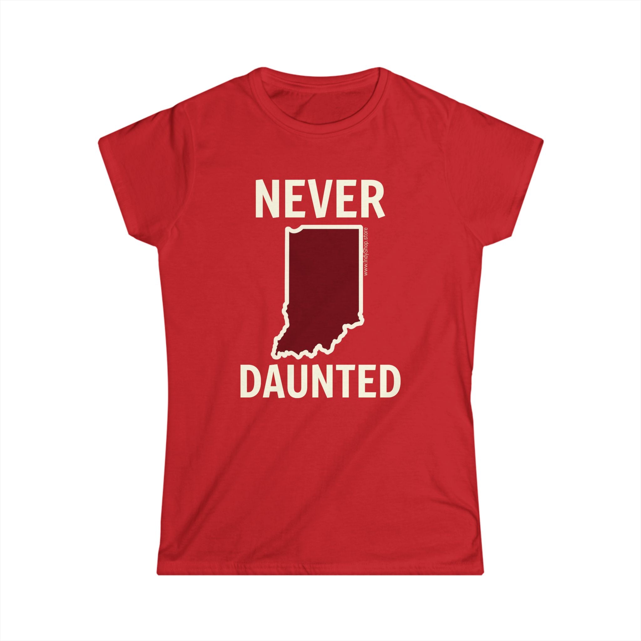 Never Daunted Women's Graphic Tee | Indiana Hoosiers