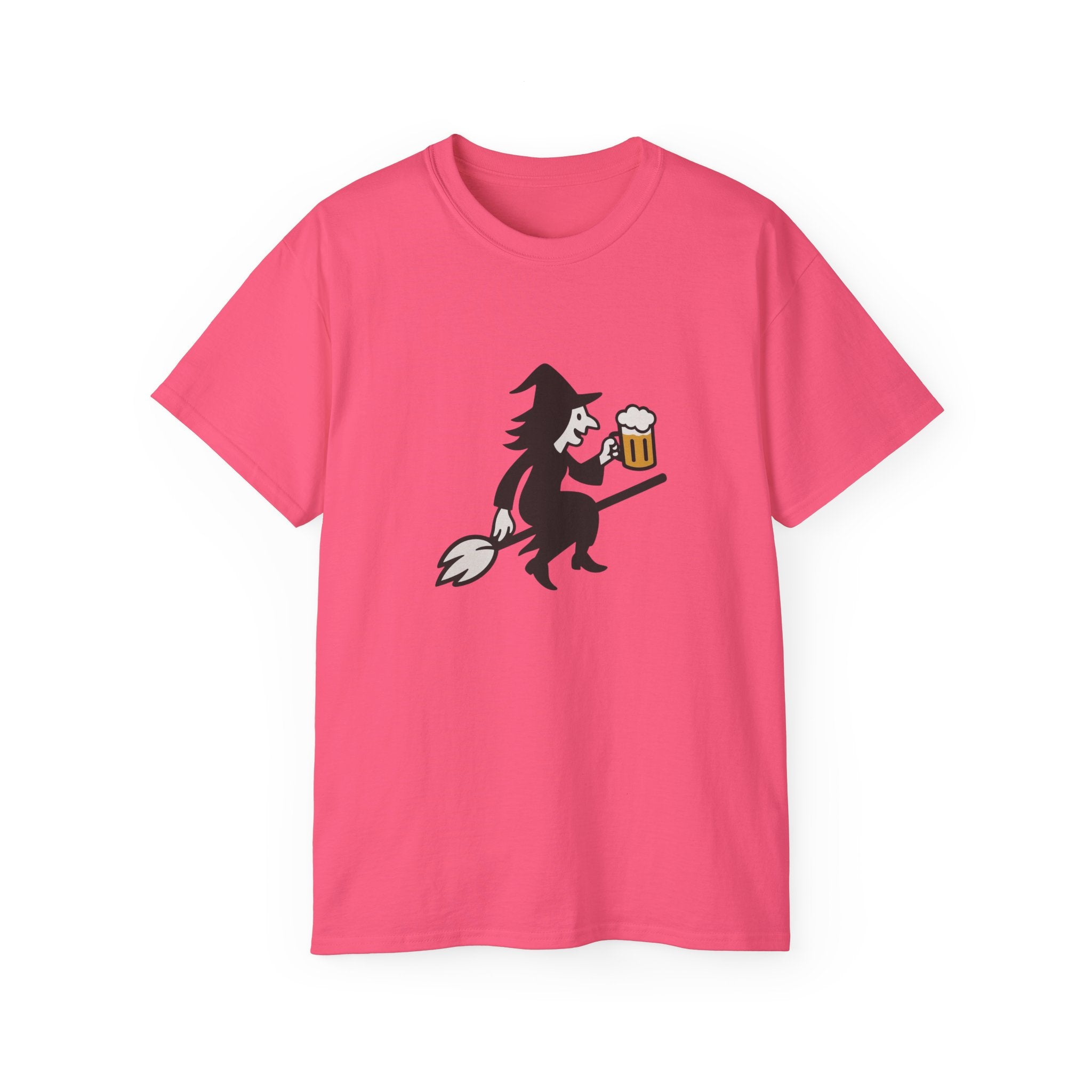 Witch with Beer Unisex Tee