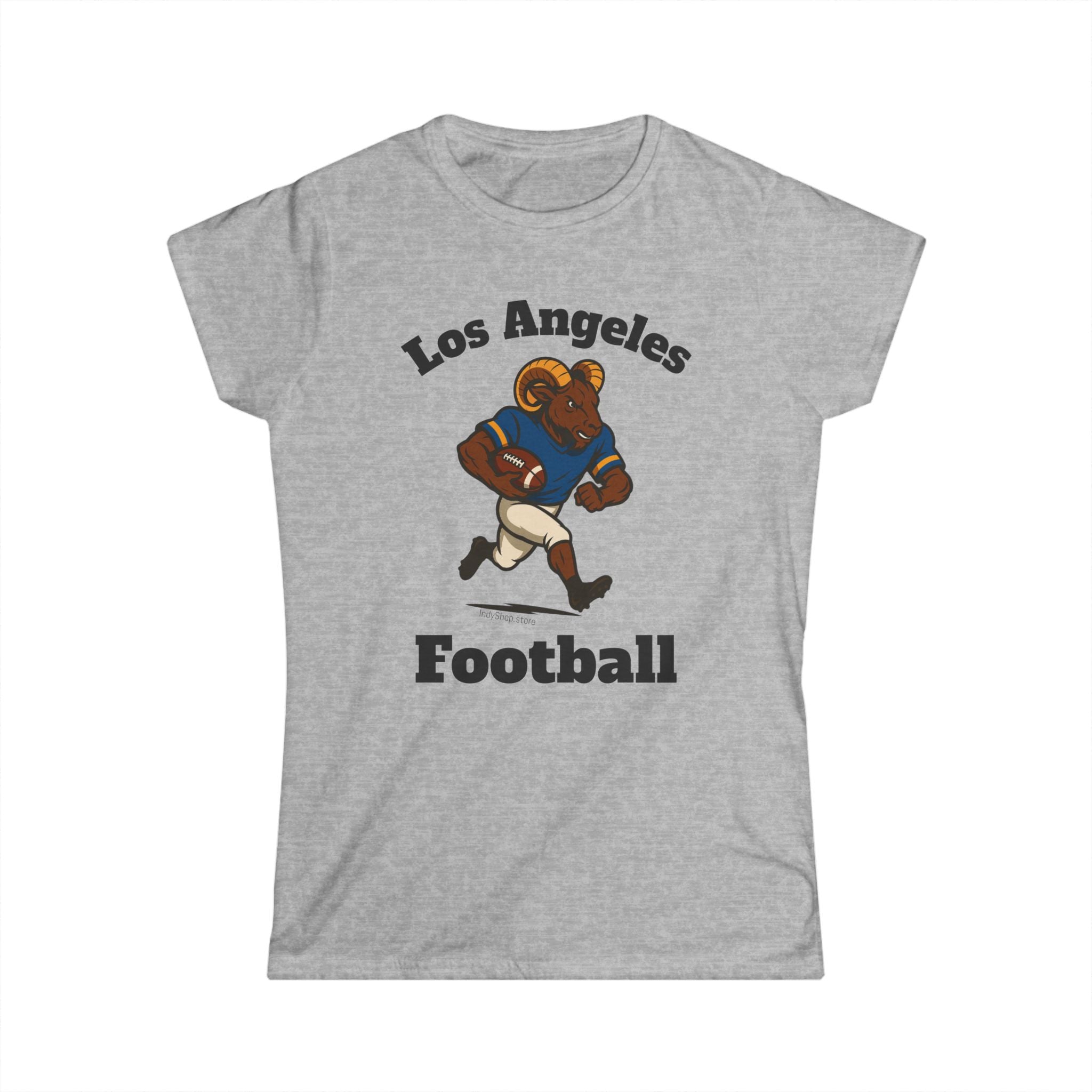 LA Ram Running the Football Women's Graphic Tee | Los Angeles Rams