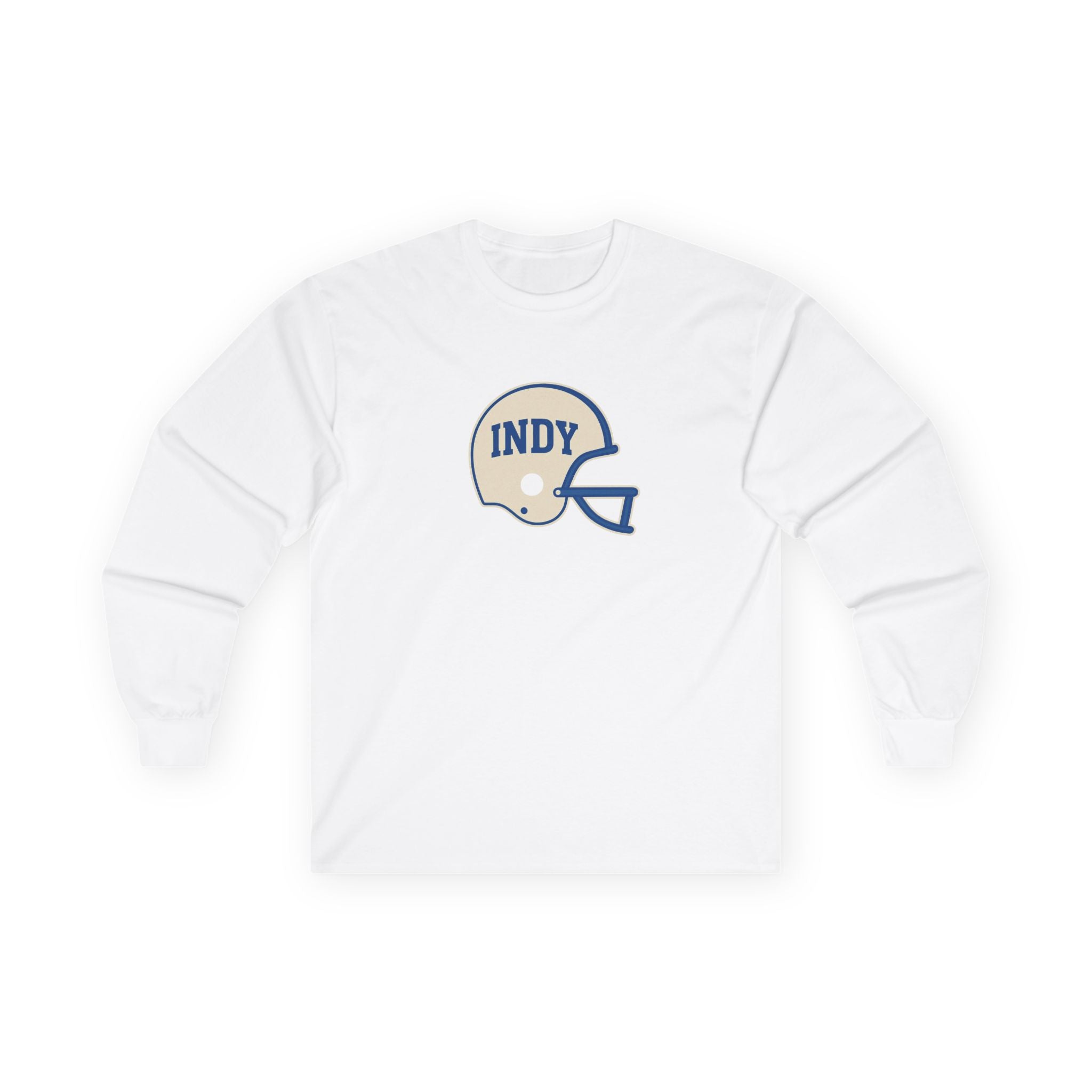 Indy Football Helmet Unisex Long Sleeve Tee