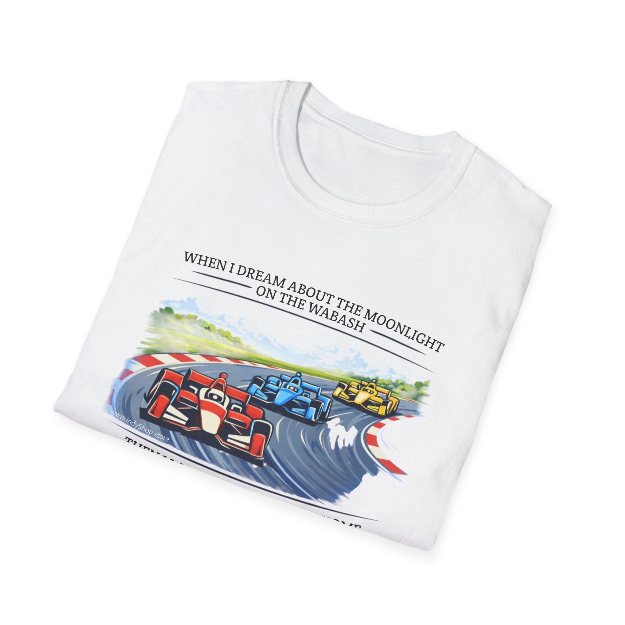 Back Home Again In Indiana IndyCar Graphic T-Shirt