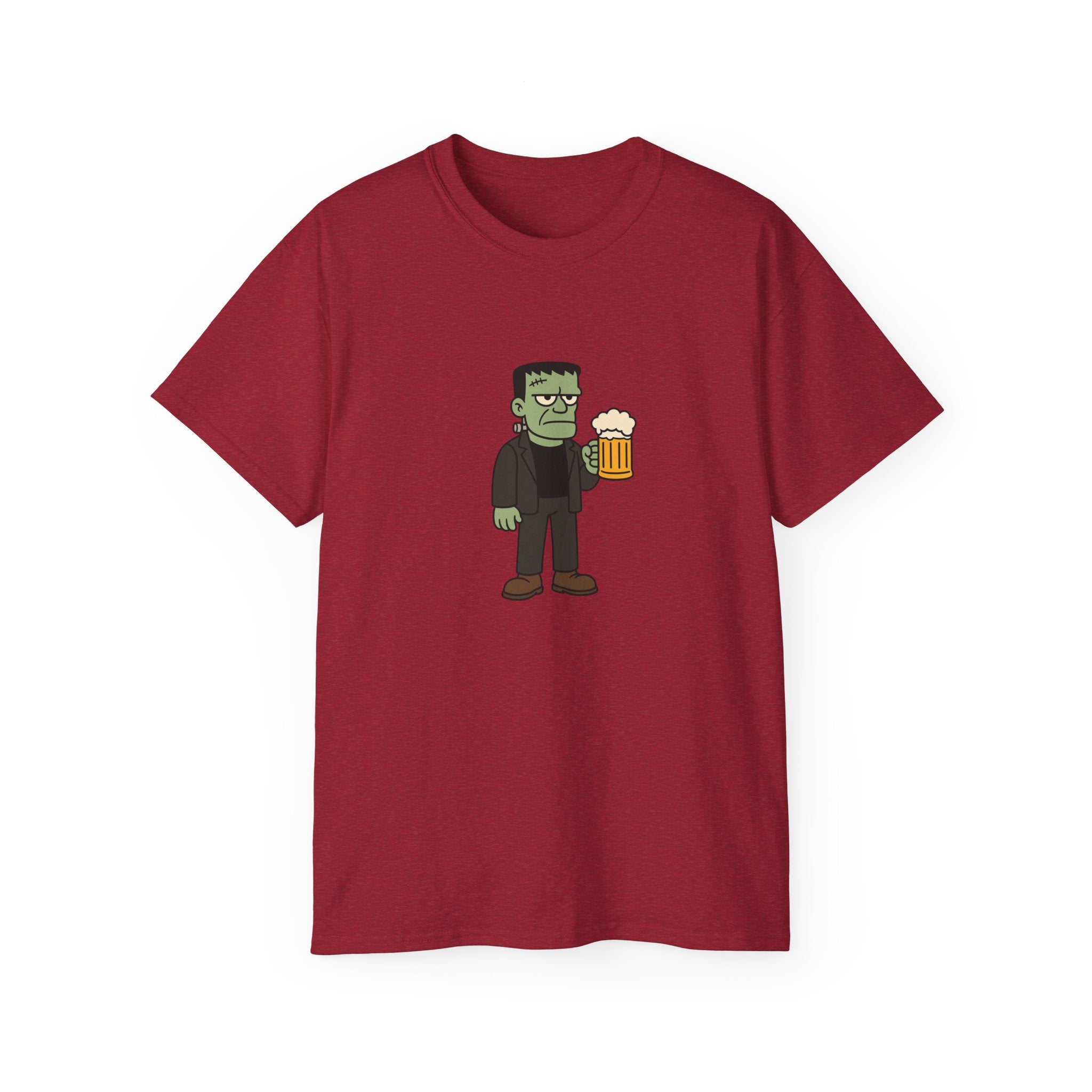 Monster with Beer Unisex Tee