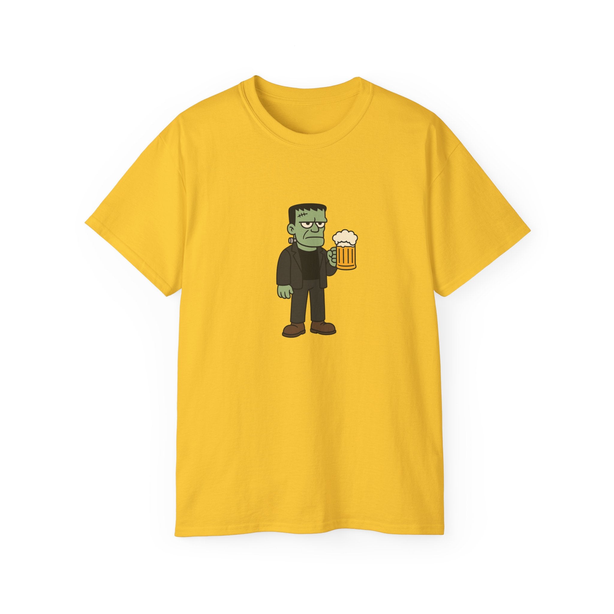 Monster with Beer Unisex Tee