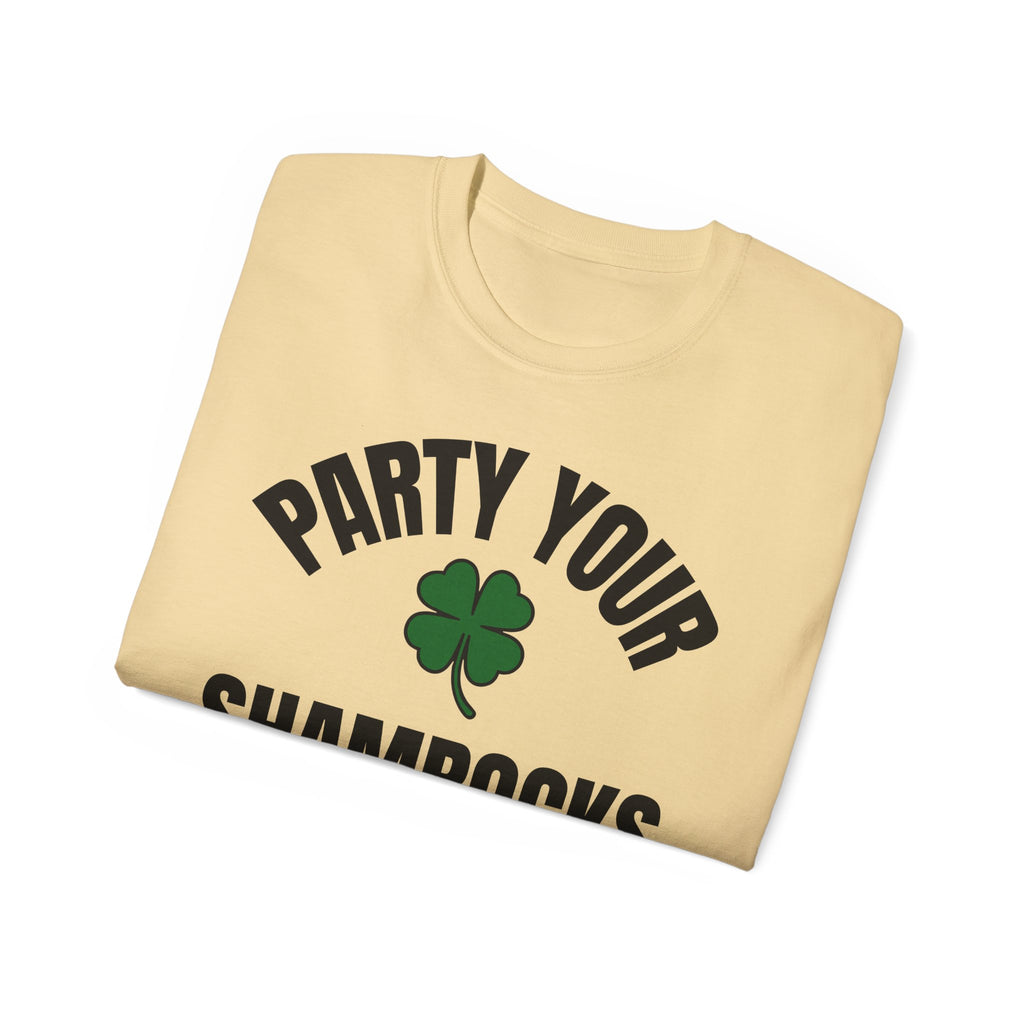 Party Your Shamrocks Off T-Shirt | St Patrick's Day Ultra Cotton Tee