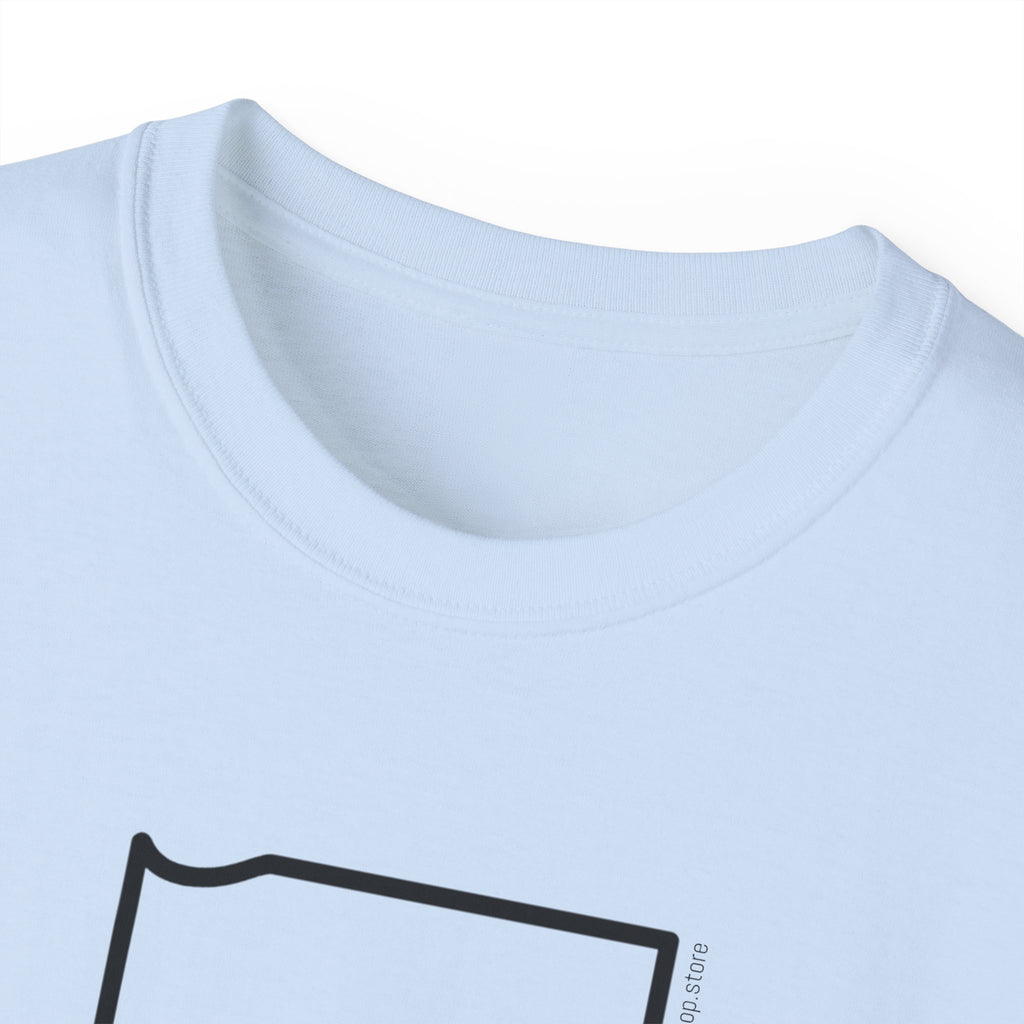 Indiana 317 Black Outline Unisex Ultra Cotton Tee