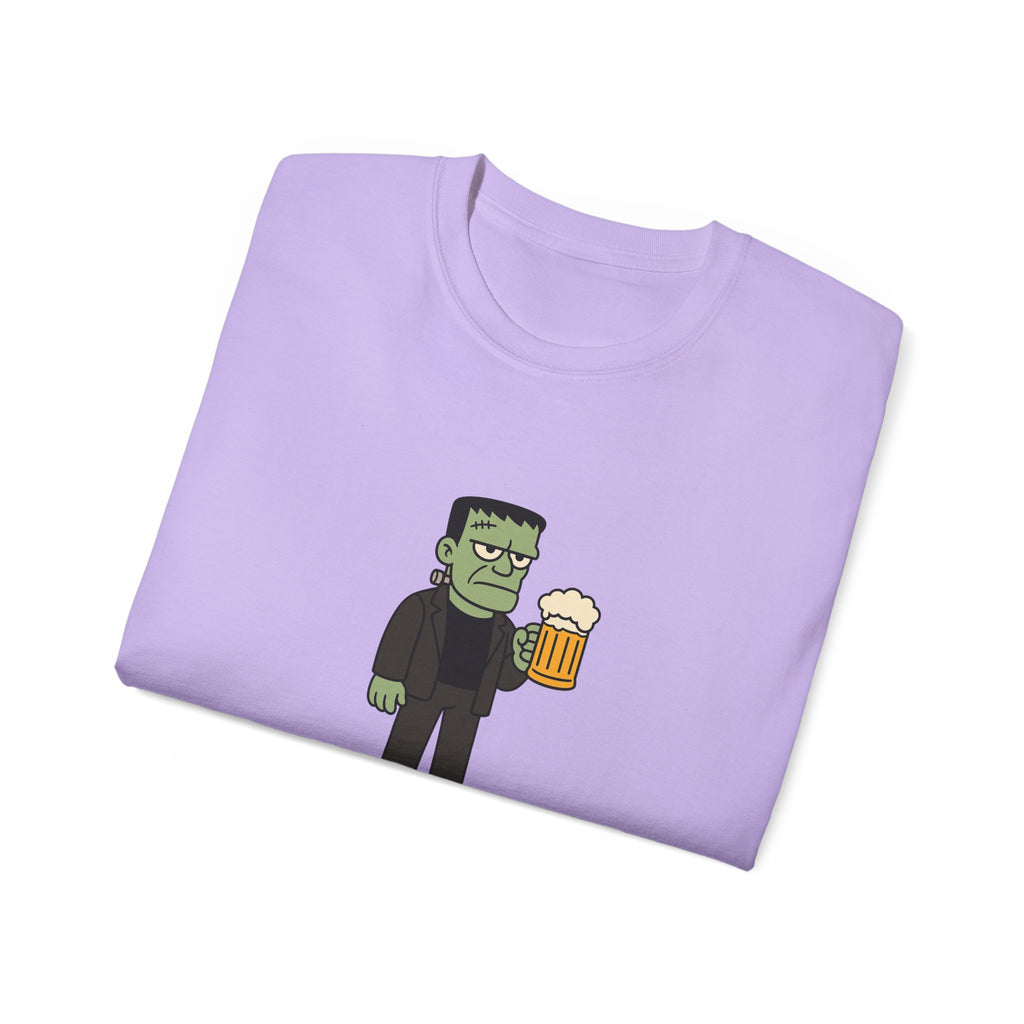 Monster with Beer Unisex Tee