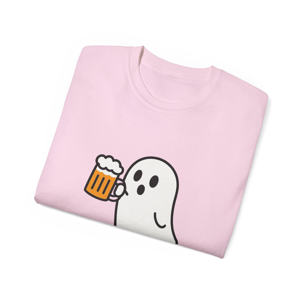 Ghost with Beer Unisex Tee