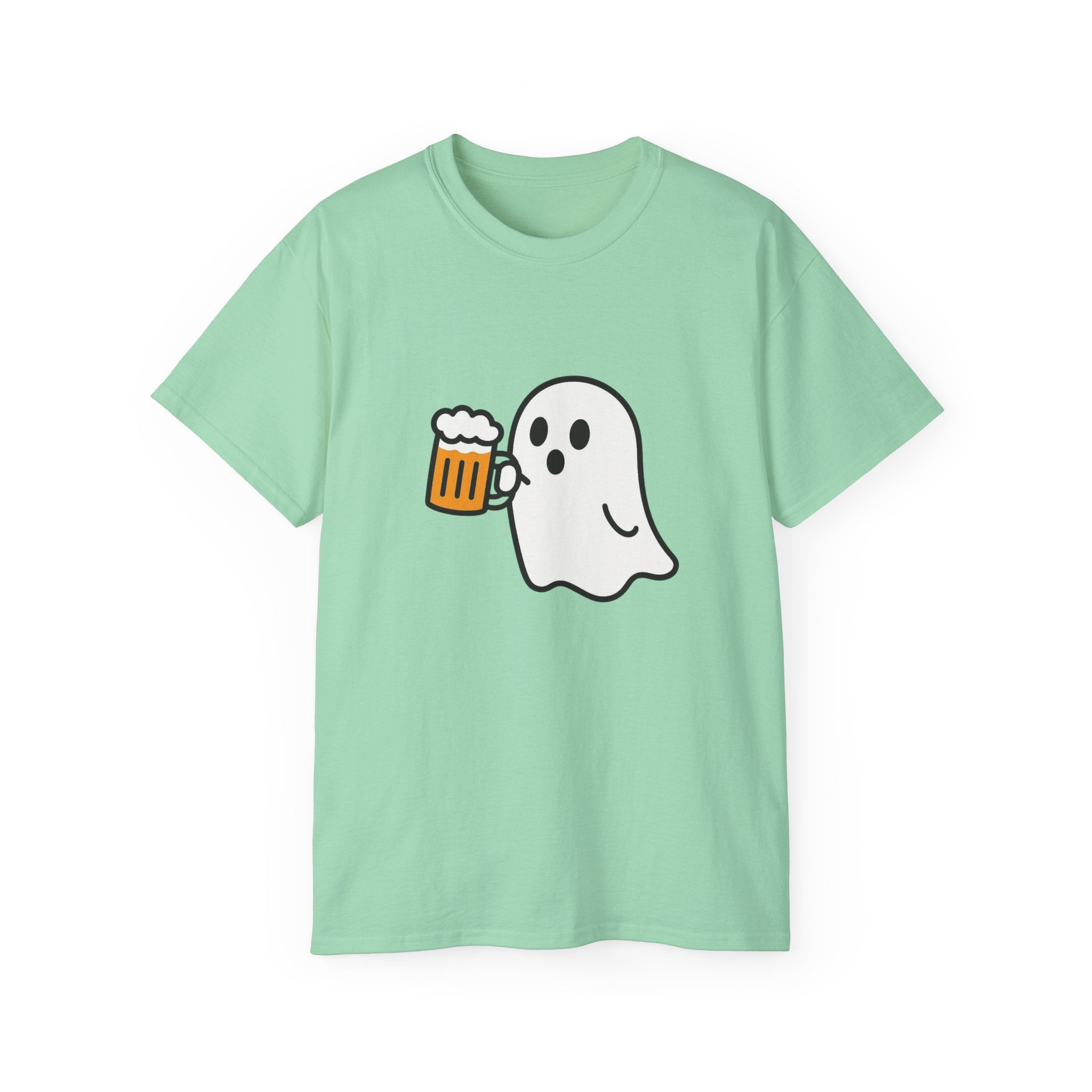 Ghost with Beer Unisex Tee