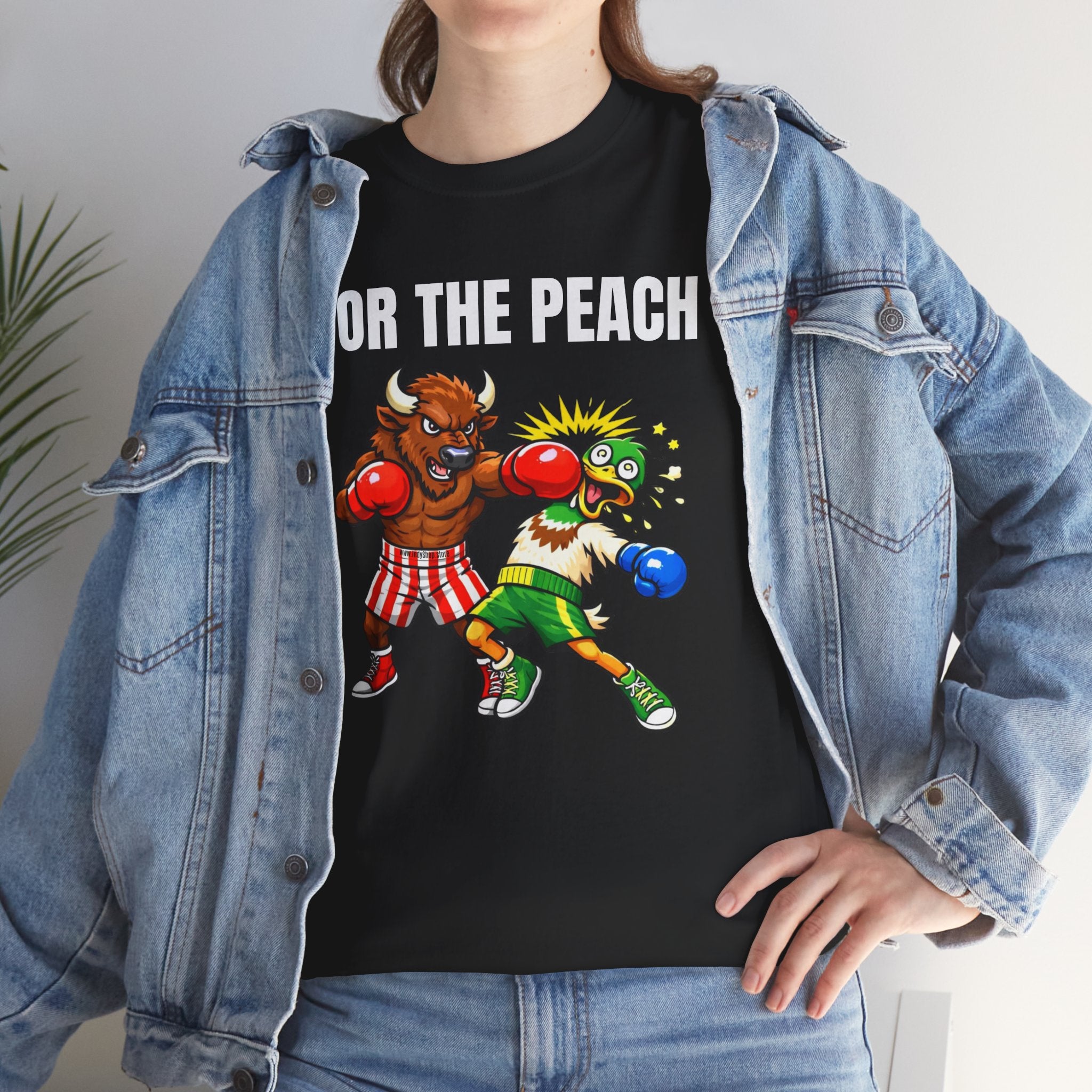 For The Peach | Bison KO Duck | T-Shirt